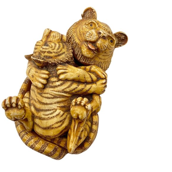 Harmony Kingdom Of the Same Stripe tiger trinket box jar England - Picture 5 of 12